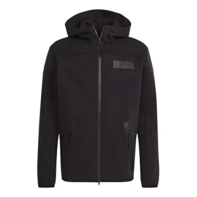Adidas Originals Adidas Sports Stylish Hooded Jacket 'black'