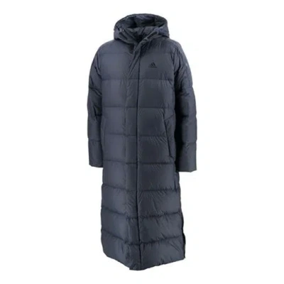 Adidas Originals Adidas Sports Windproof Stay Warm Hooded Down Jacket Blue