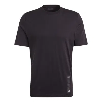Adidas Originals Adidas Sportswear City Escape Split-hem T-shirt 'black'