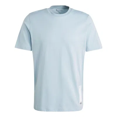 Adidas Originals Adidas Sportswear City Escape Split-hem T-shirt 'blue'