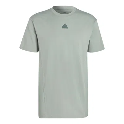 Adidas Originals Adidas Sportswear City Escape T-shirt 'silver Green'