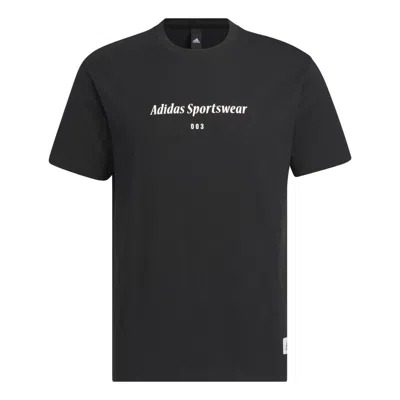 Adidas Originals Adidas Sportswear Lounge Graphic T-shirt 'black'