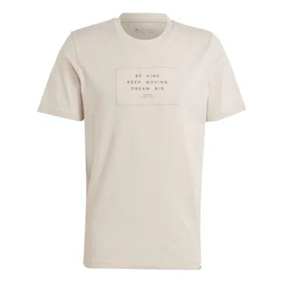 Adidas Originals Adidas Sportswear Lounge T-shirt 'beige' In Neutral