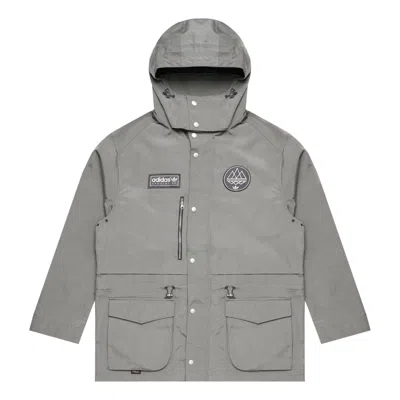 Adidas Originals Adidas Spzl F.c. Parka 'dove Grey' In Gray