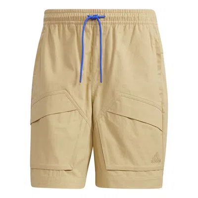 Adidas Originals Adidas St Wv Pkt Shts Training Sports Short Pant Male Khaki In Neutral