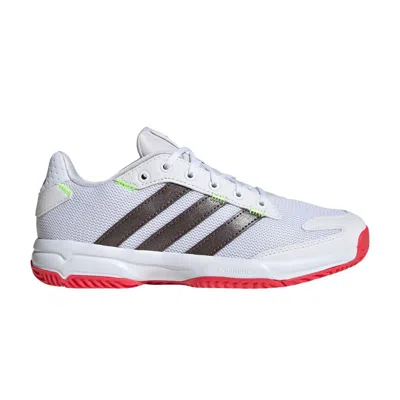 Pre-owned Adidas Originals Adidas Stabil J 'white Lucid Red' | Kid's Size 6