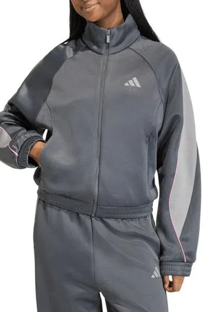 Adidas Originals Adidas Stadium Track Jacket In Gray