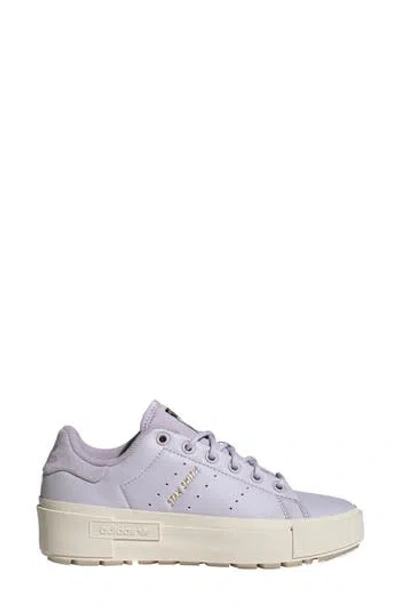 Adidas Originals Adidas Stan Smith Bonega X Platform Sneaker In Dawn/silver/core Black