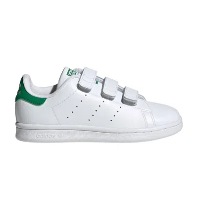 Pre-owned Adidas Originals Adidas Stan Smith Comfort Closure K 'cloud White Green' | Kid's Size 11.5