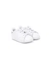 Adidas Originals Girls' Stan Smith Slip On Crib Sneakers - Baby, Walker In White Iridescent