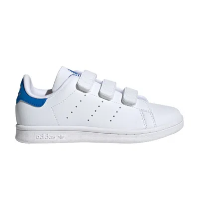 Pre-owned Adidas Originals Adidas Stan Smith J 'white Blue Bird' | Kid's Size 11.5