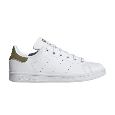 Pre-owned Adidas Originals Adidas Stan Smith J 'white Wild Moss' | Kid's Size 4