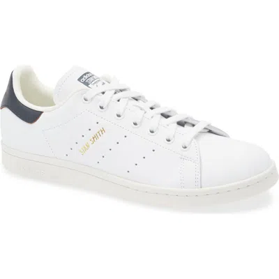 Adidas Originals Adidas Stan Smith Low Top Sneaker In White/aurora Ink/white