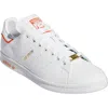Adidas Originals Adidas Stan Smith Low Top Sneaker In White/core White/wonder Clay