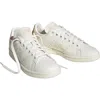 Adidas Originals Adidas Primegreen Stan Smith Sneaker In White/orange/silver Met.