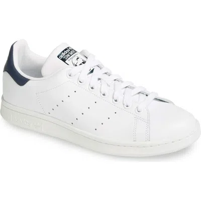 Adidas Originals Adidas Stan Smith Sneaker In White/white/dark Blue