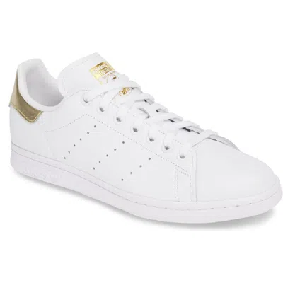 Adidas Originals Adidas Stan Smith Sneaker In White/white/gold