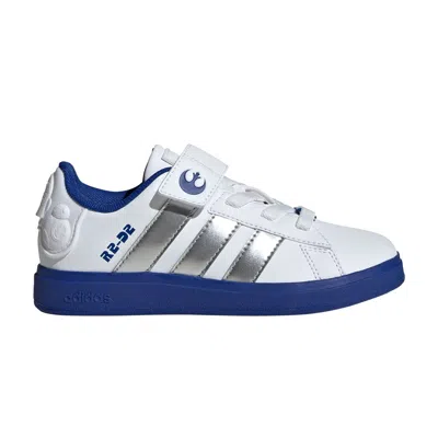 Pre-owned Adidas Originals Adidas Star Wars X Grand Court 2.0 C 'r2-d2' | White | Kid's Size 3