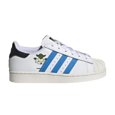 Pre-owned Adidas Originals Adidas Star Wars X Superstar Little Kid 'new Hobbies' | White | Kid's Size 1.5