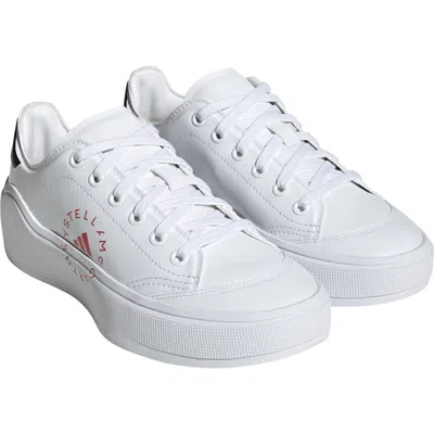 Adidas Originals Adidas Stella Mccartney Court Tennis Sneaker In Ftwr White