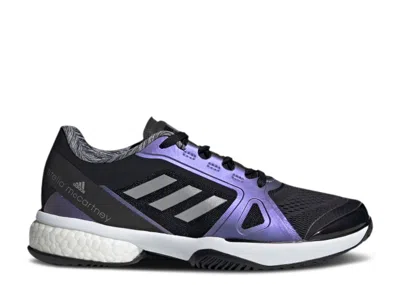 Adidas Originals Adidas Stella Mccartney X Adidas Wmns Court 'black Silver Metallic'
