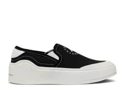 Adidas Originals Adidas Stella Mccartney X Adidas Wmns Court Slip-on 'core Black'