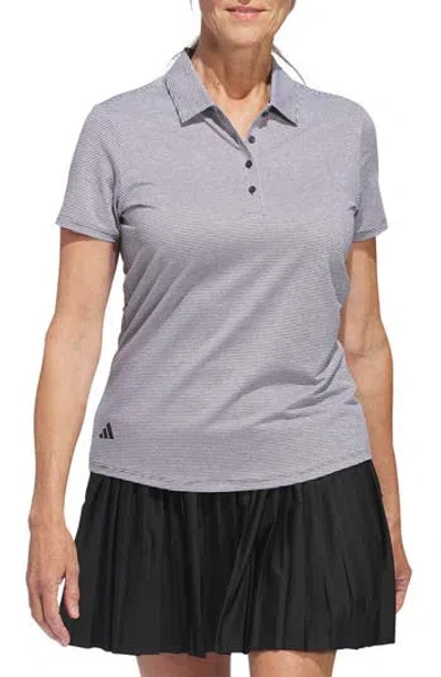 Adidas Originals Adidas Stripe Golf Polo In Blue