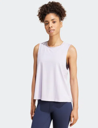 Adidas Originals Adidas Studio Tank Top In Purple