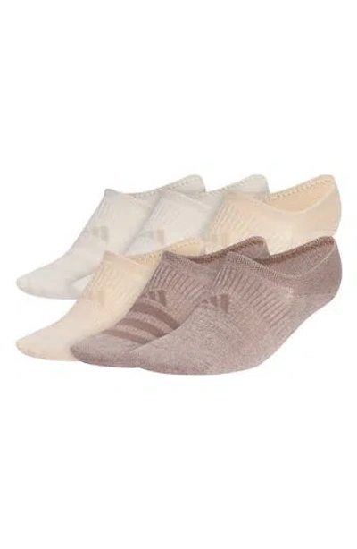 Adidas Originals Adidas Superlite 3.0 6-pack No-show Socks In Neutral