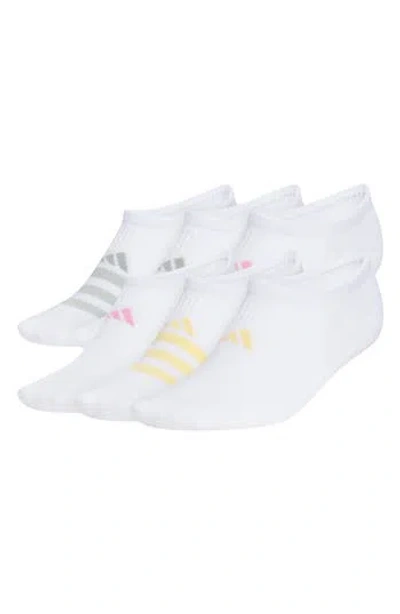 Adidas Originals Adidas Superlite 3.0 6-pack No-show Socks In White