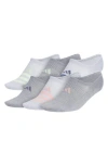 Adidas Originals Adidas Superlite Pack Of 6 No-show Socks In White/black/grey