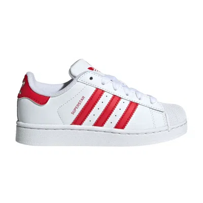Pre-owned Adidas Originals Adidas Superstar 2 C 'white Scarlet' | Kid's Size 1