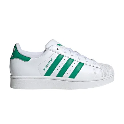 Pre-owned Adidas Originals Adidas Superstar 2 J 'white Court Green' | Kid's Size 5.5