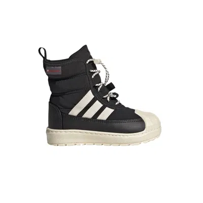 Pre-owned Adidas Originals Adidas Superstar 360 2.0 Boot I 'black Ecru Tint' | Infant Size 6.5