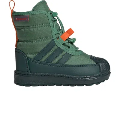 Pre-owned Adidas Originals Adidas Superstar 360 2.0 Boot I 'preloved Green' | Infant Size 4
