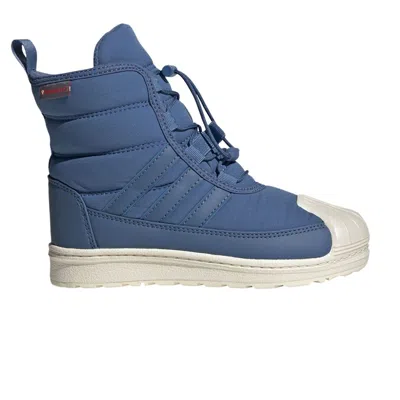 Pre-owned Adidas Originals Adidas Superstar 360 2.0 Boot J 'crew Blue' | Kid's Size 1