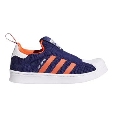 Pre-owned Adidas Originals Adidas Superstar 360 Little Kid 'night Sky Solar Red' | Blue | Kid's Size 13