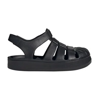 Pre-owned Adidas Originals Adidas Superstar 360 Sandals C 'triple Black' | Kid's Size 2