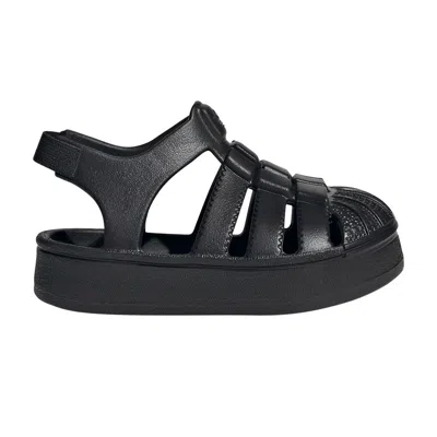 Pre-owned Adidas Originals Adidas Superstar 360 Sandals I 'triple Black' | Infant Size 7