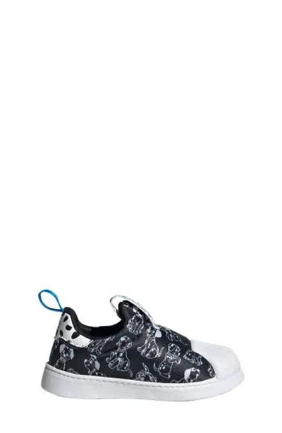 Adidas Originals Adidas Superstar 360 Sneaker In Black/white/bright Blue