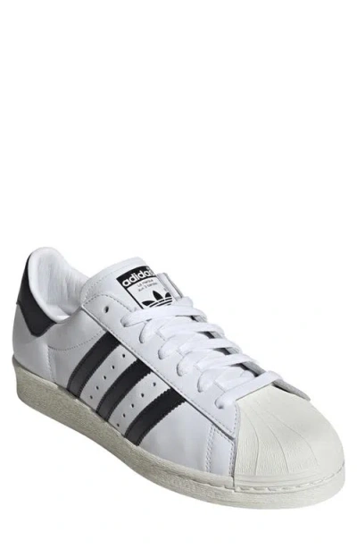 Adidas Originals Superstar Vintage Made In Germany Leather Sneakers In White