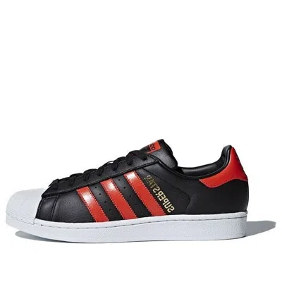 Adidas Originals Adidas Superstar 'black Bold Orange'
