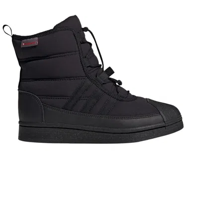 Pre-owned Adidas Originals Adidas Superstar Boot J 'black White' | Kid's Size 4.5
