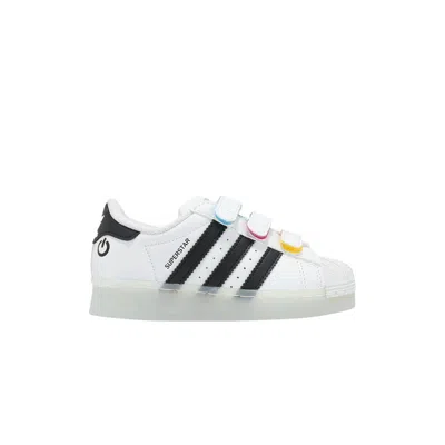 Pre-owned Adidas Originals Adidas Superstar Cf C 'led Lights Pack - White Black' | Kid's Size 10