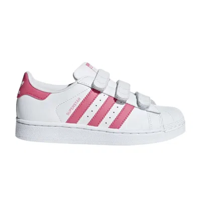 Pre-owned Adidas Originals Adidas Superstar Cf C 'white Pink' | Kid's Size 11.5
