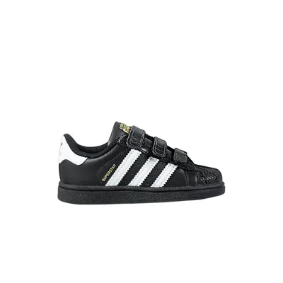 Pre-owned Adidas Originals Adidas Superstar Cf I 'black White' | Infant Size 9