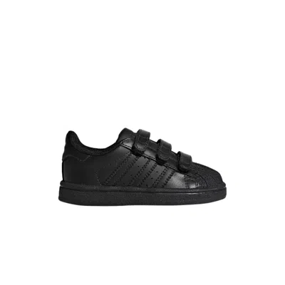 Pre-owned Adidas Originals Adidas Superstar Cf I 'triple Black' | Infant Size 6.5