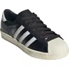 Adidas Originals Adidas Superstar Embossed Sneaker In Black/white/cream White