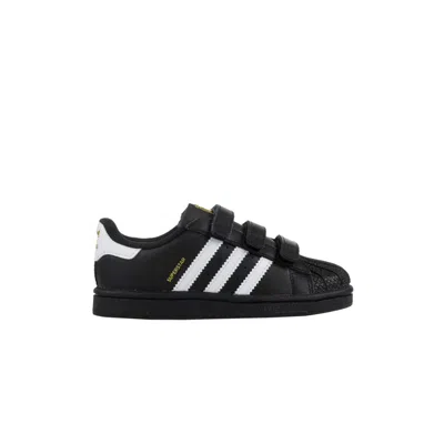 Pre-owned Adidas Originals Adidas Superstar Foundation Cf Infant 'black White' | Infant Size 6