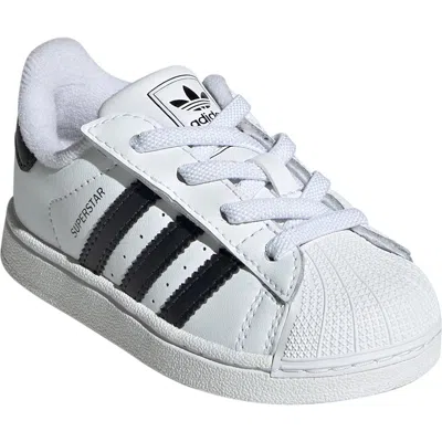 Adidas Originals Adidas Superstar Ii Sneaker In White/black/white